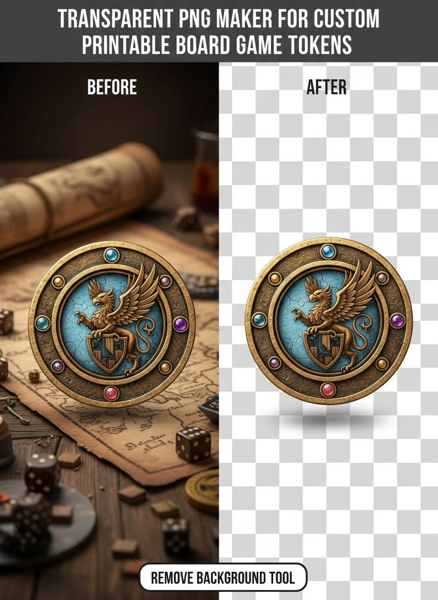 transparent png maker for custom printable board game tokens - Professional Guide